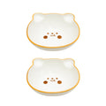 Household Cute Ceramic Bowl Soy Sauce Vinegar Cartoon Seasoning Underglaze Color Bear Dessert (Mixed)