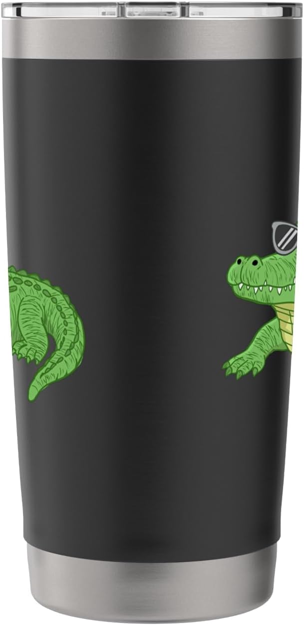 Cartoon Alligator Cool Alligator Stainless Steel Insulated Tumbler