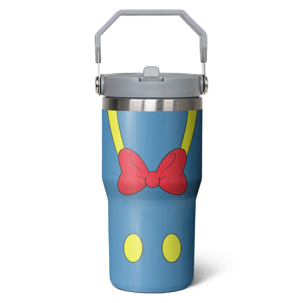 Cartoon Mouse Tumbler 20 Oz With Lid&Flip Straw Bowknot Cup