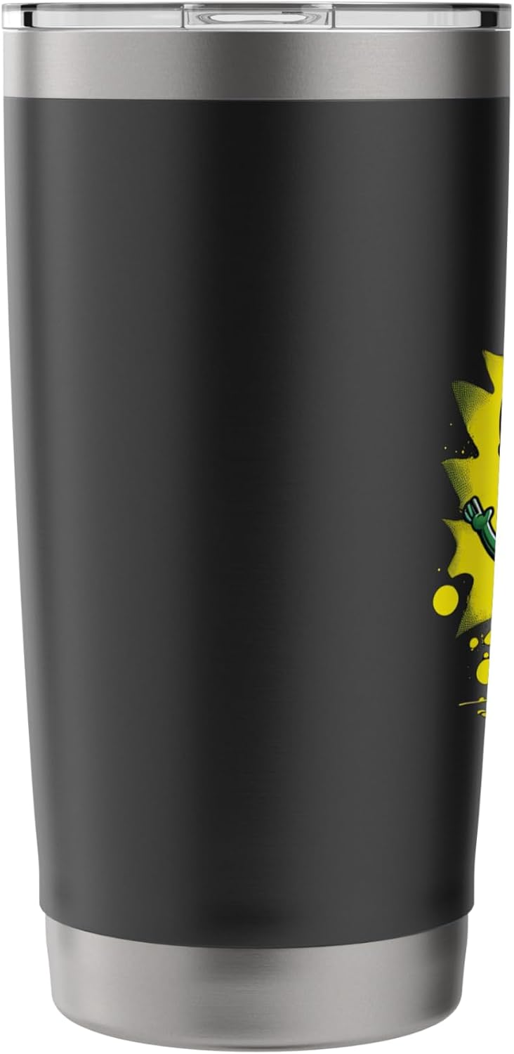 Cool Happy Pickle Cartoon with Sunglasses Stainless Steel Insulated Tumbler
