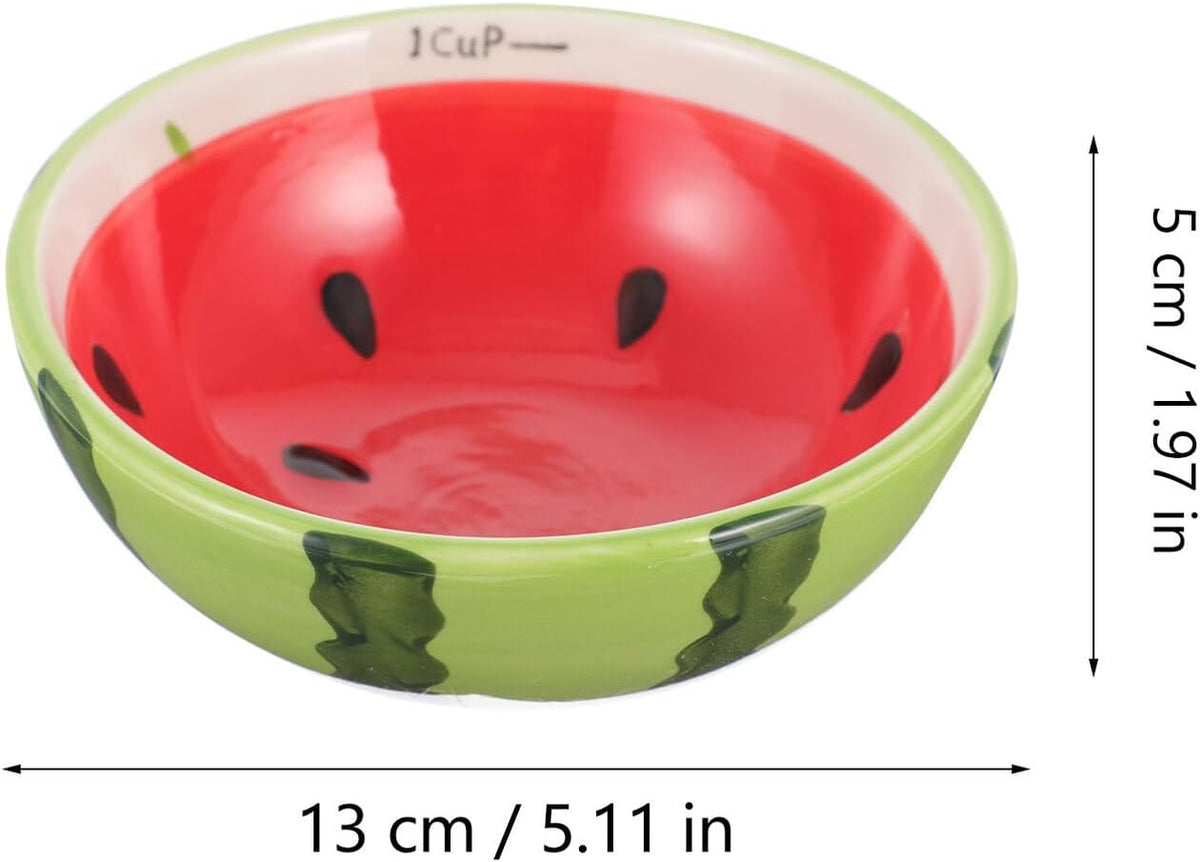 NUOBESTY Cartoon Fruit Design Ceramic Bowl for Boys and Girls Snack Serving