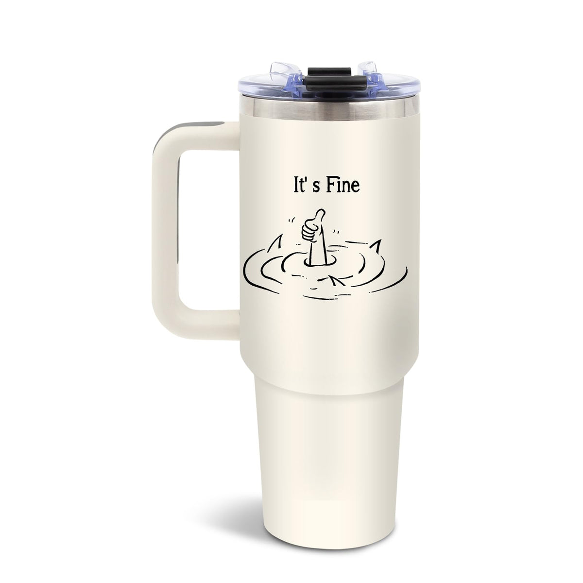DUUV Colorful Dots Tumbler 40oz, Insulated Sarcastic Gifts for Friend