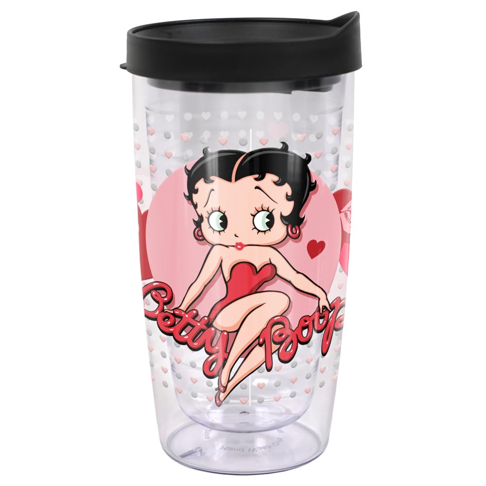 Care Bears Bear Wrap Double-Walled Plastic Travel Tumbler Keeps, 16oz.