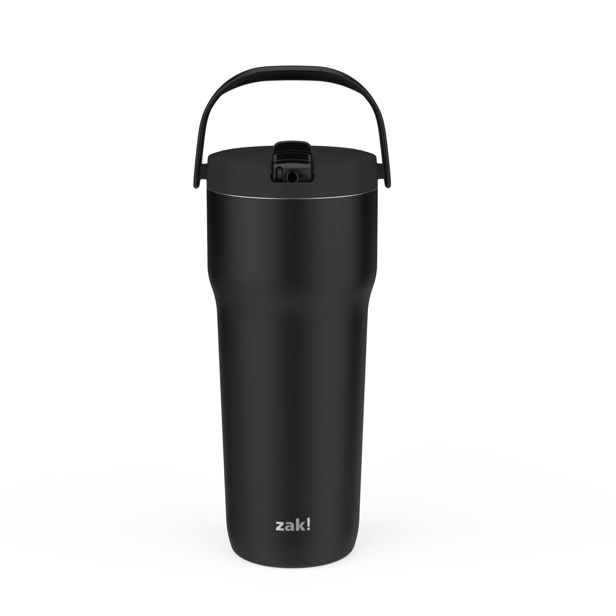 Zak Designs Disney Sutton Travel Tumbler for On the Go or At Home, 40oz Stainless Steel with Vacuum Insulation, Silicone Straw, Carry Handle, and 3D Artwork for Cold Drinks (Minnie Mouse)
