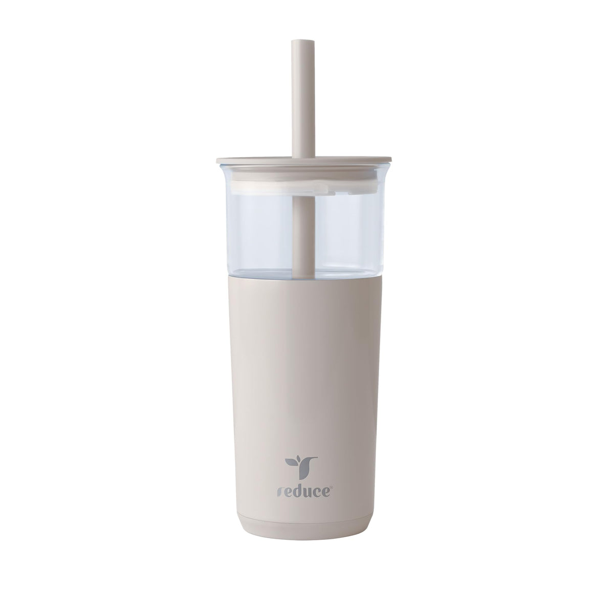 REDUCE Aspen - 20oz Vacuum Insulated Glass Tumbler - Extra Wide Straw & Lid