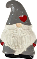 Christmas Santa Claus Ceramic Plate 10.82X6.81 Inch Holiday Serving Dish Candy Dish Decorative Christmas Dinnerware for Party Tableware
