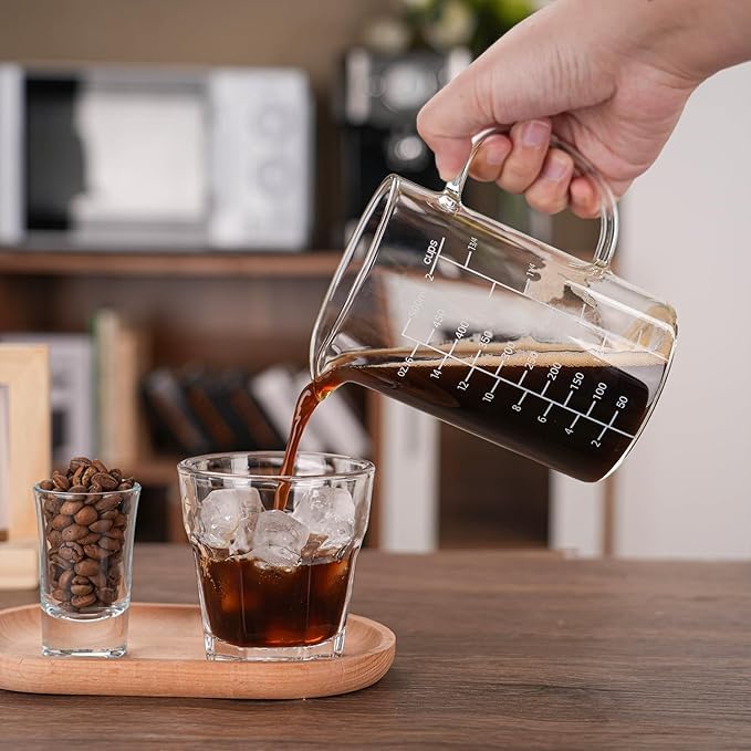 1pcs Vertical Stripe Drinking Glasses CupsGlass Tumbler, Ripple Glassware Coffee Cup, Cute Glass Tumbler for Iced Coffee Juice Drink Milk (yun)