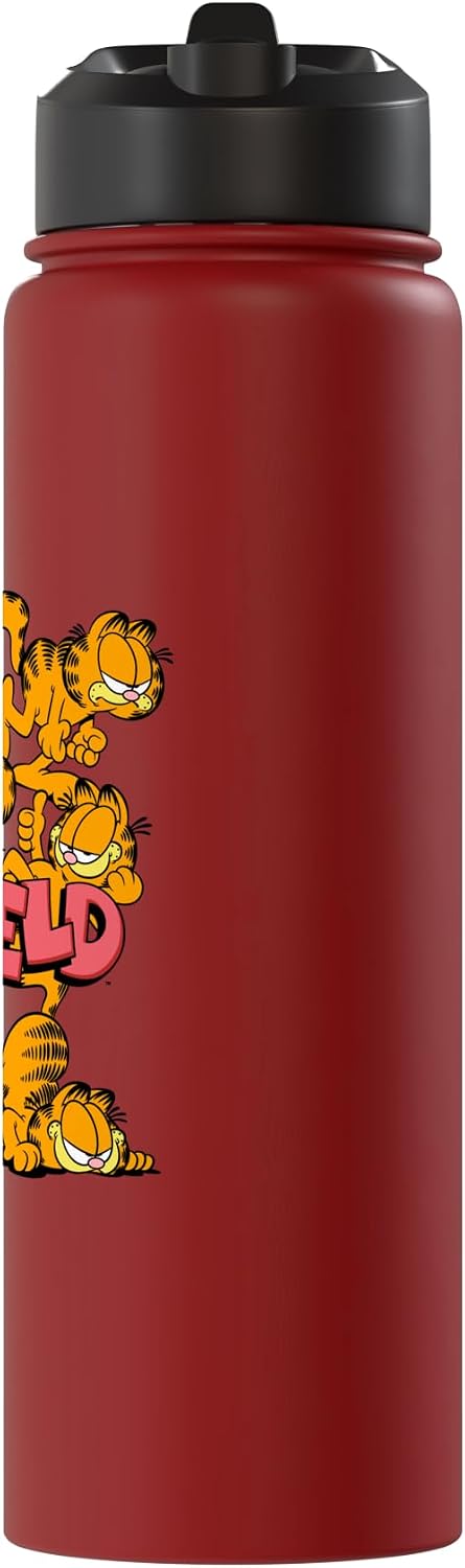 Garfield Multiple Poses Stainless Steel Insulated Water Bottle