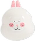 Cartoon Animal Ceramic Bowl for Restaurants and Buffets, White