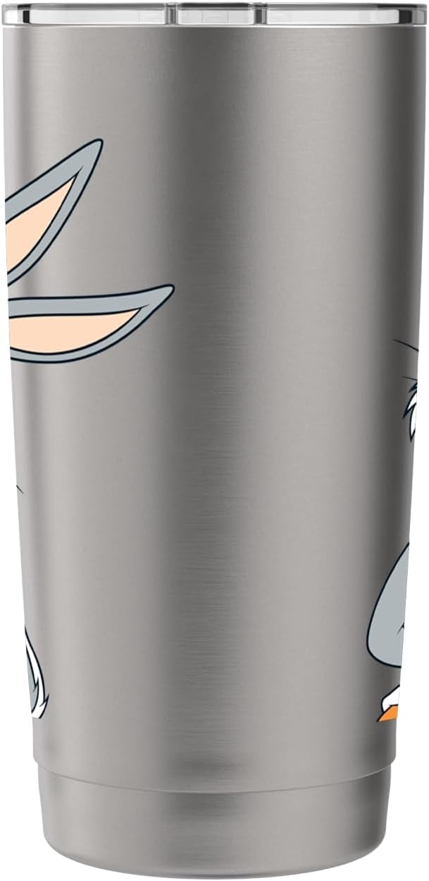 Looney Tunes Bugs Bunny Green Background Stainless Steel Insulated Tumbler