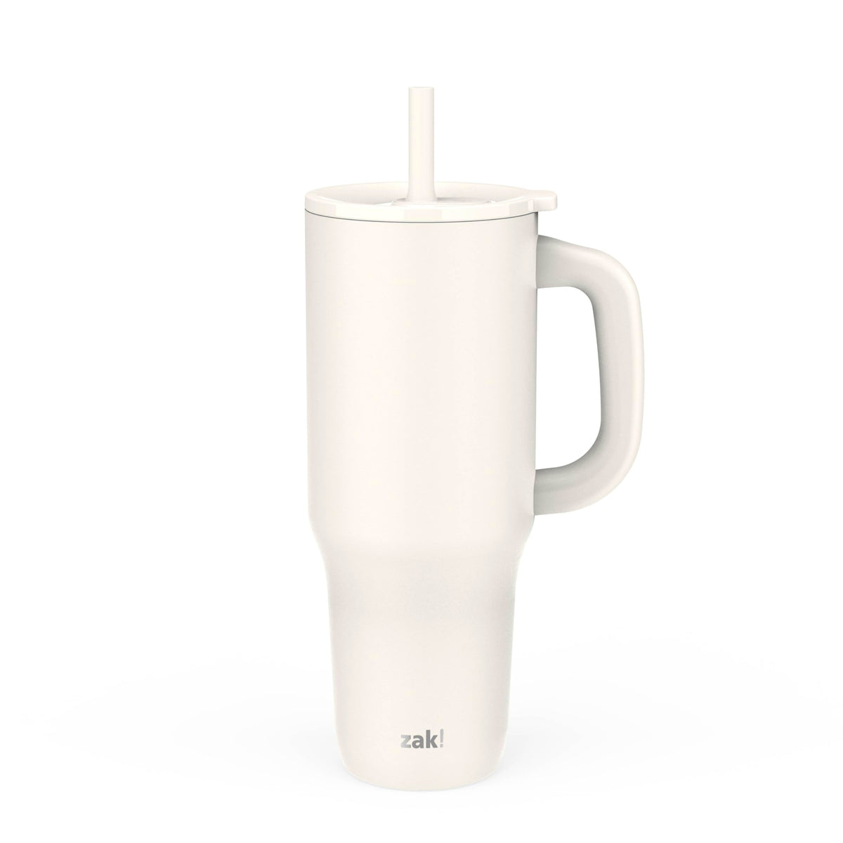 Zak Designs Disney Sutton Travel Tumbler for On the Go or At Home, 40oz Stainless Steel with Vacuum Insulation, Silicone Straw, Carry Handle, and 3D Artwork for Cold Drinks (Minnie Mouse)