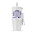 3dRose, Cute cartoon hippo, 40oz Tumbler