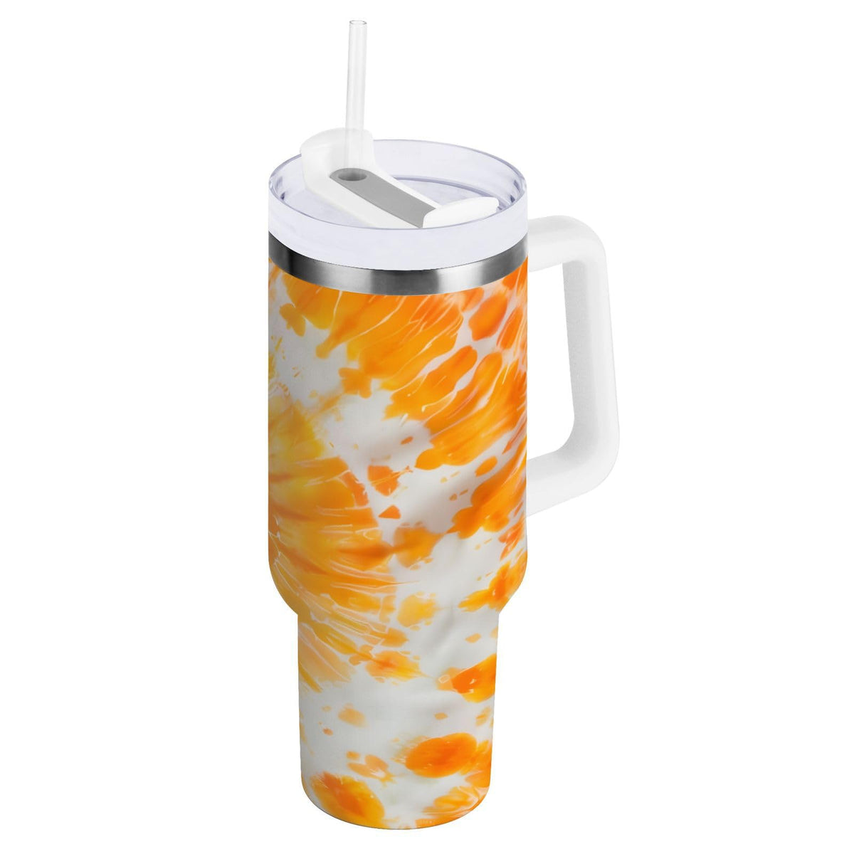 30oz Tumbler Cartoon Giraffes Insulated Coffee Cup Stainless Steel Travel Mug Car Water Bottle with Lid Straw Handle