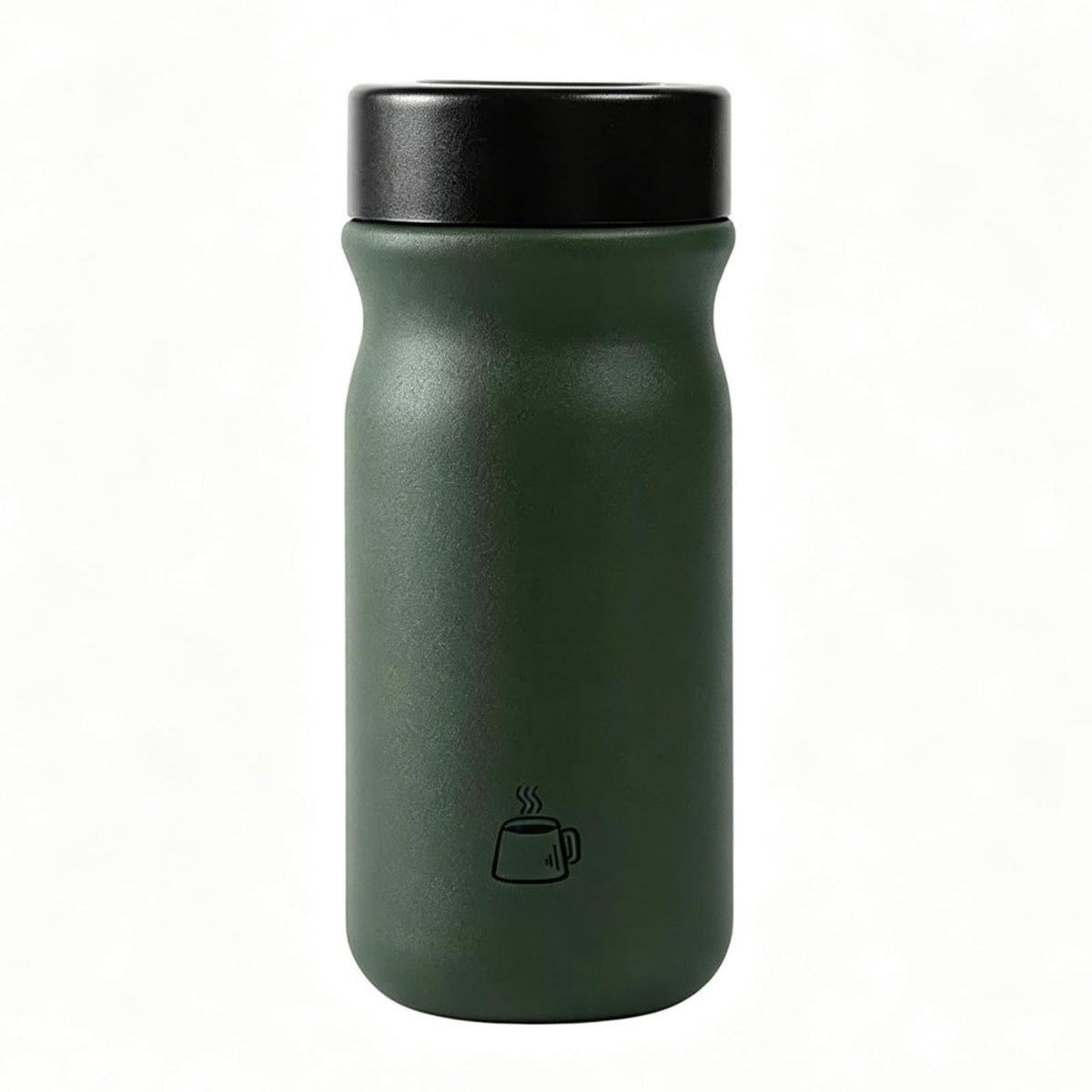 Mini Milk Shape Insulated Coffee Bottle, 316 Stainless Steel, 10oz Flask, Compact Travel Tumbler(Cute Puppy Cartoon Print)