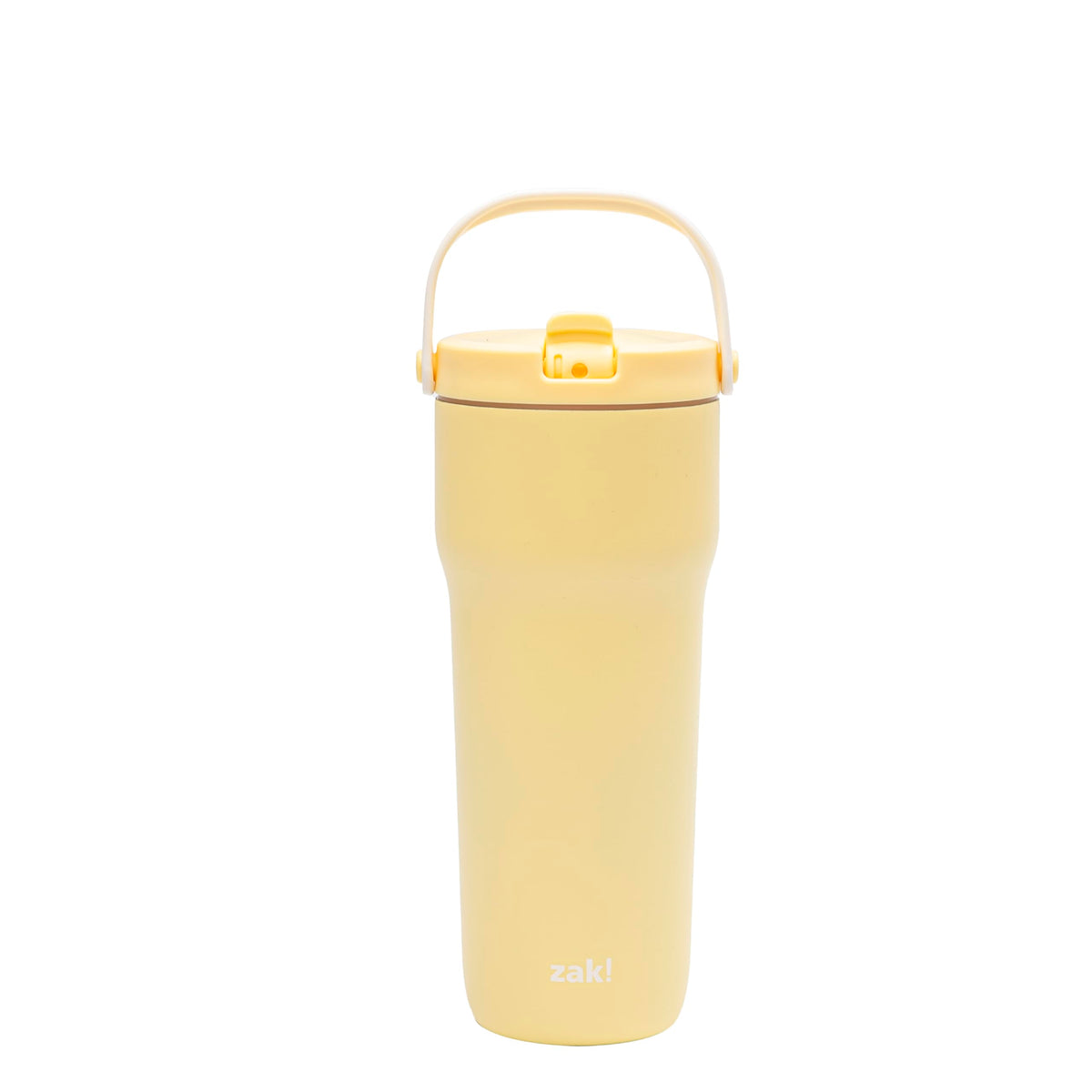 Zak Designs Disney Sutton Travel Tumbler for On the Go or At Home, 40oz Stainless Steel with Vacuum Insulation, Silicone Straw, Carry Handle, and 3D Artwork for Cold Drinks (Minnie Mouse)
