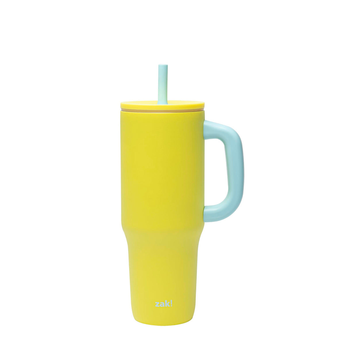Zak Designs Disney Sutton Travel Tumbler for On the Go or At Home, 40oz Stainless Steel with Vacuum Insulation, Silicone Straw, Carry Handle, and 3D Artwork for Cold Drinks (Minnie Mouse)