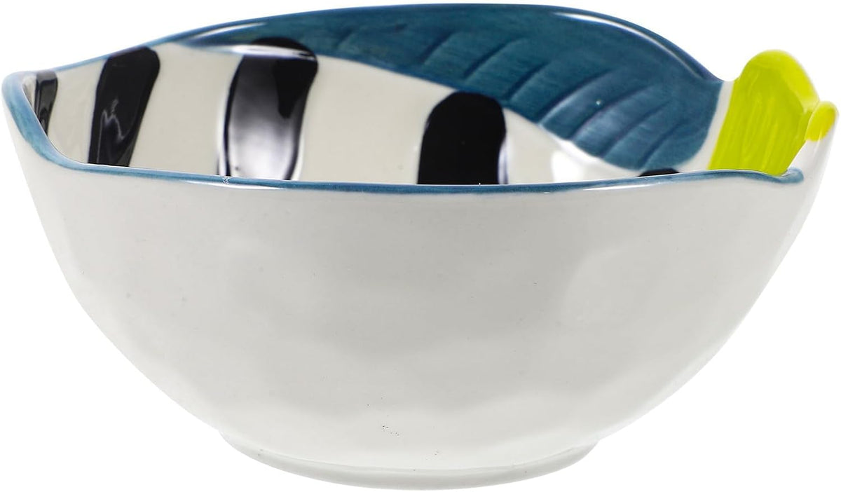 Ceramic Snack Bowl Fish Shaped for Dips and Sauces