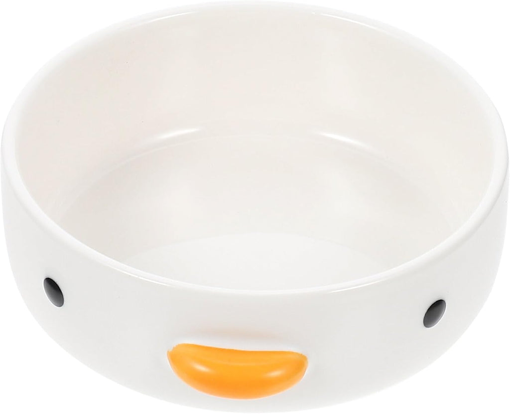 Luxshiny Ceramic Chick Design Dessert Bowl 3.54In Multi-Function Household Food Bowl Small Cute Sauce Dish for Snacks Appetizers Serving