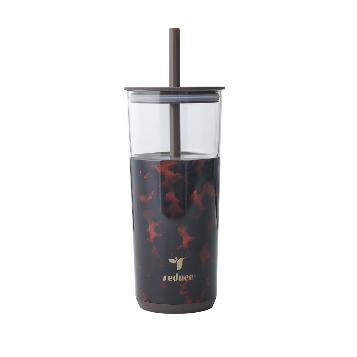 REDUCE Aspen - 20oz Vacuum Insulated Glass Tumbler - Extra Wide Straw & Lid