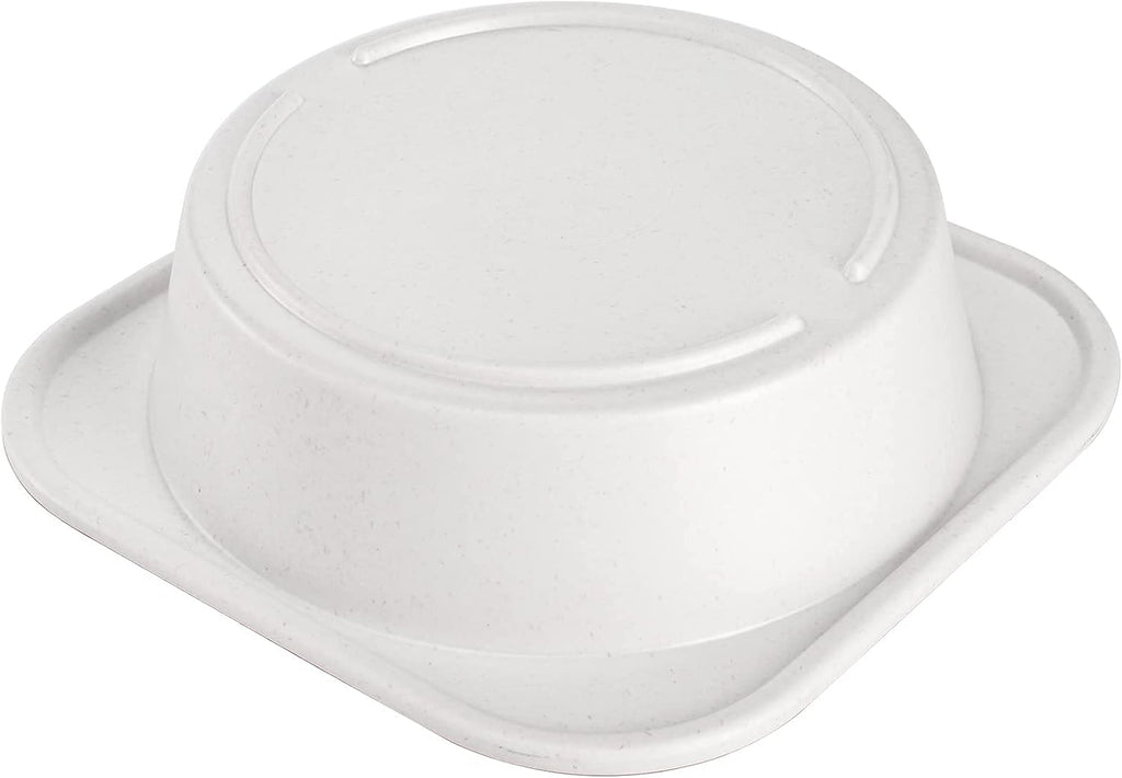 ZEAYEA 6 Pack 10 Oz Small Bowls, Durable Cartoon Bowls for Children, BPA Free Cute Snack Bowl, Square Dinner Tableware for Serving Soup, Cereal, Pasta, Ice Cream, Dishwasher Safe