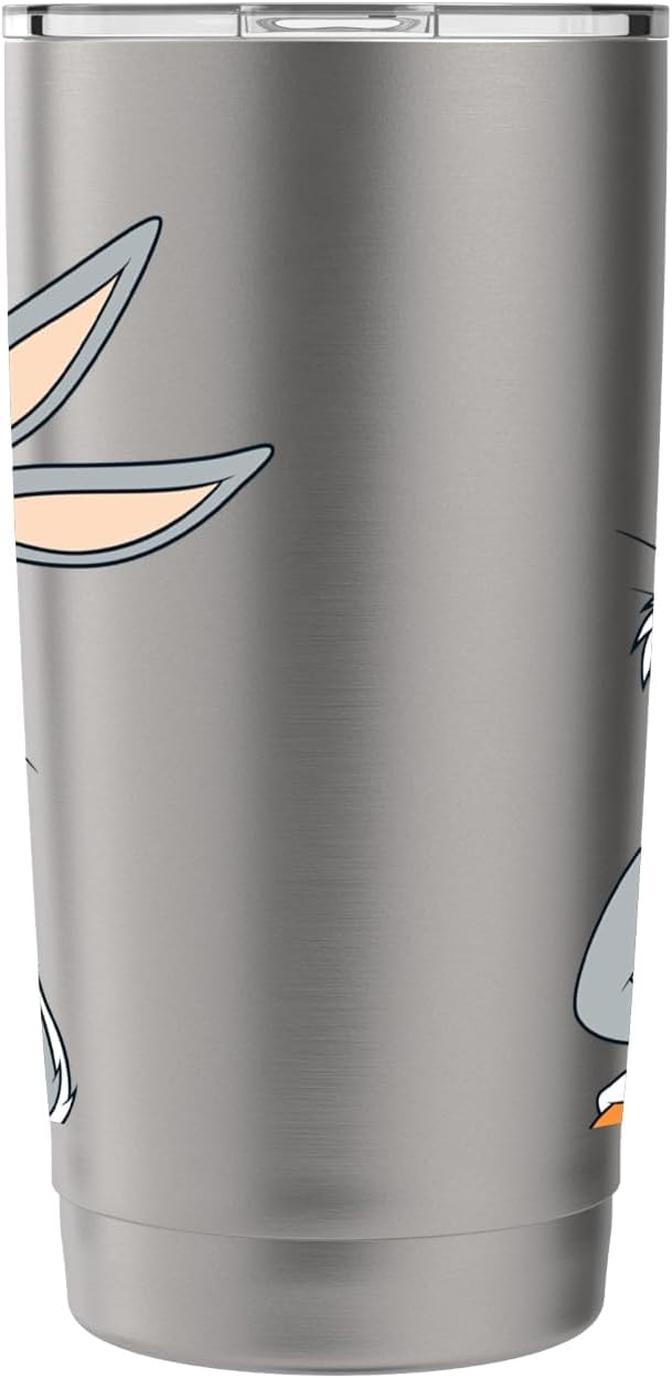 Looney Tunes Bugs Bunny Green Background Stainless Steel Insulated Tumbler
