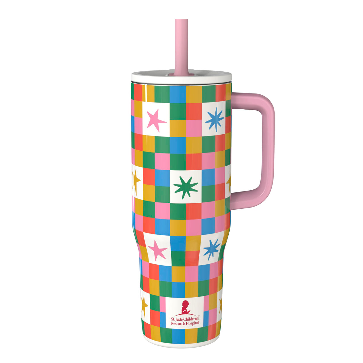 Zak Designs Rainbow Brite 30oz Spill-Proof Stainless Steel Travel Tumbler