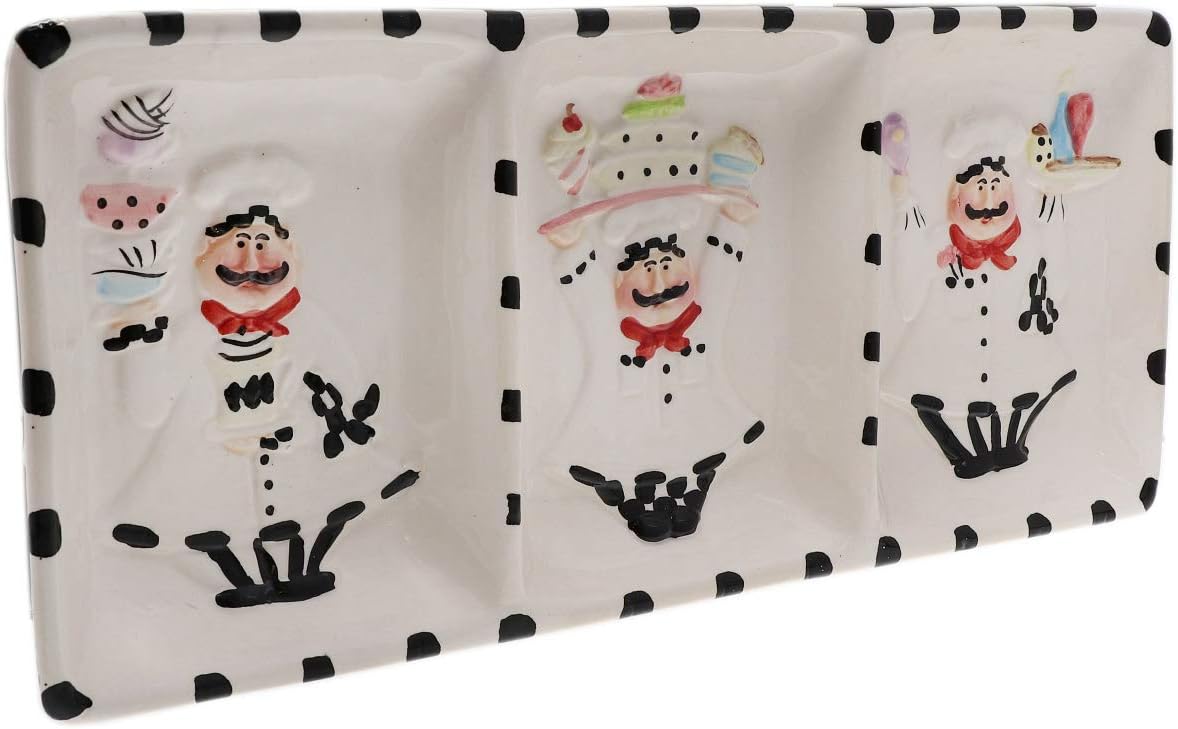 Servette Home Triple Chef Candy Plate