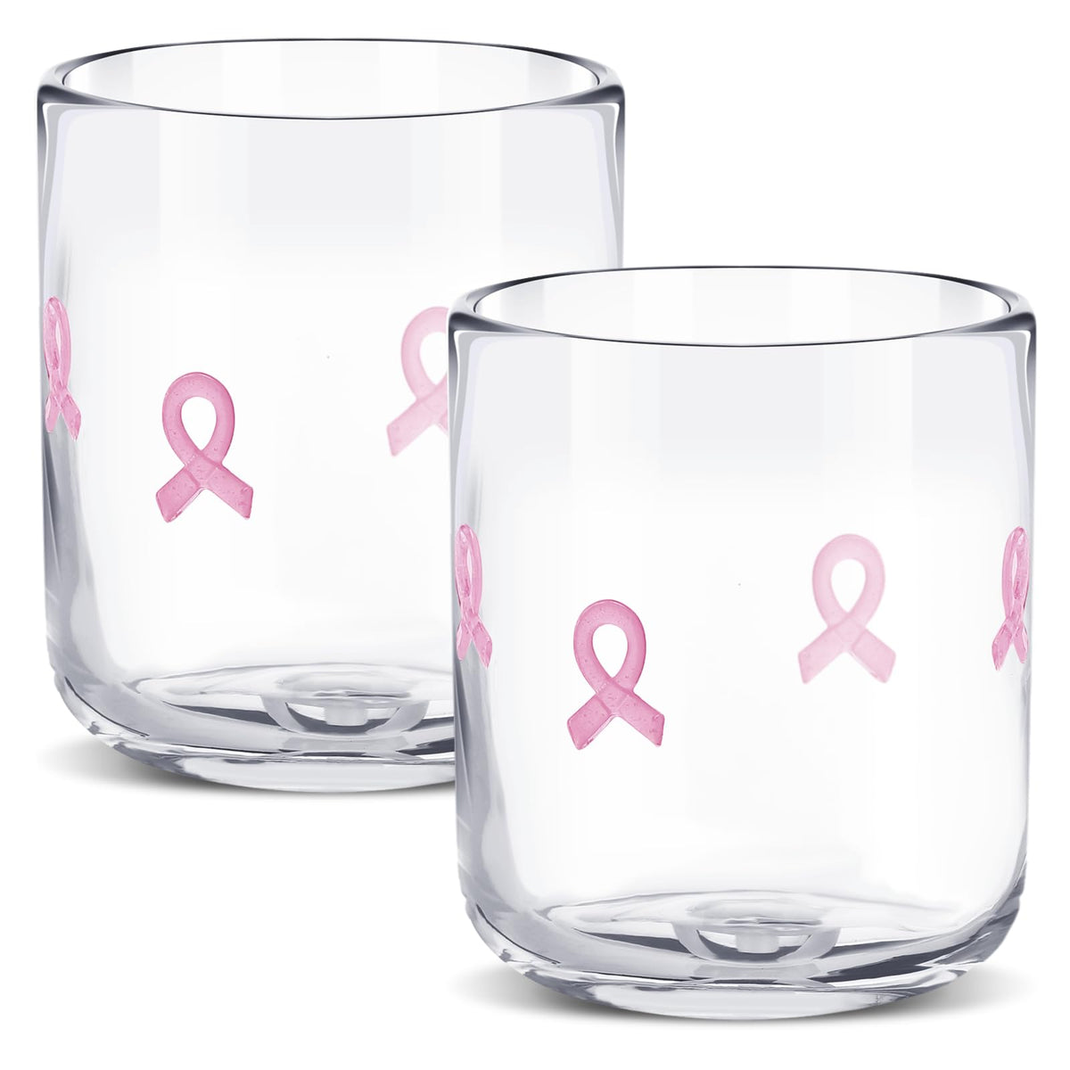 SiliFine 2 Pcs Candy Bear Icon Juice Glasses