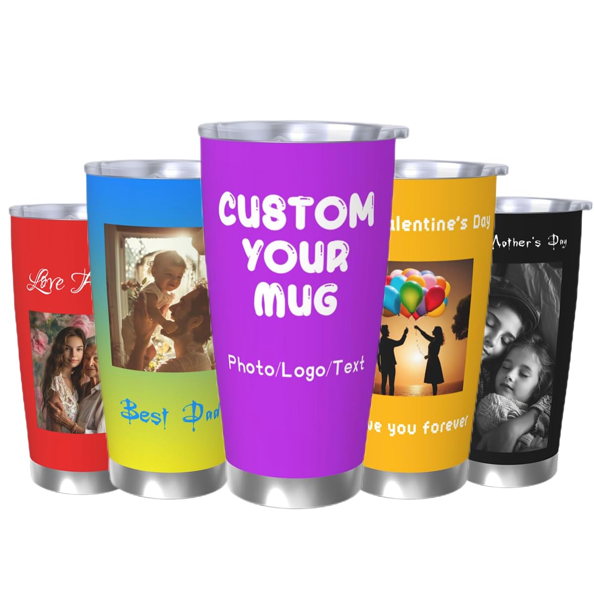 40 OZ Cute Cat Ice Bully Cup with Handle Straw Lid, Double Wall Stainless Steel Tumbler Travel Coffee Cup, Cartoon Insulation and Cooling Mug for Christmas Birthday Present