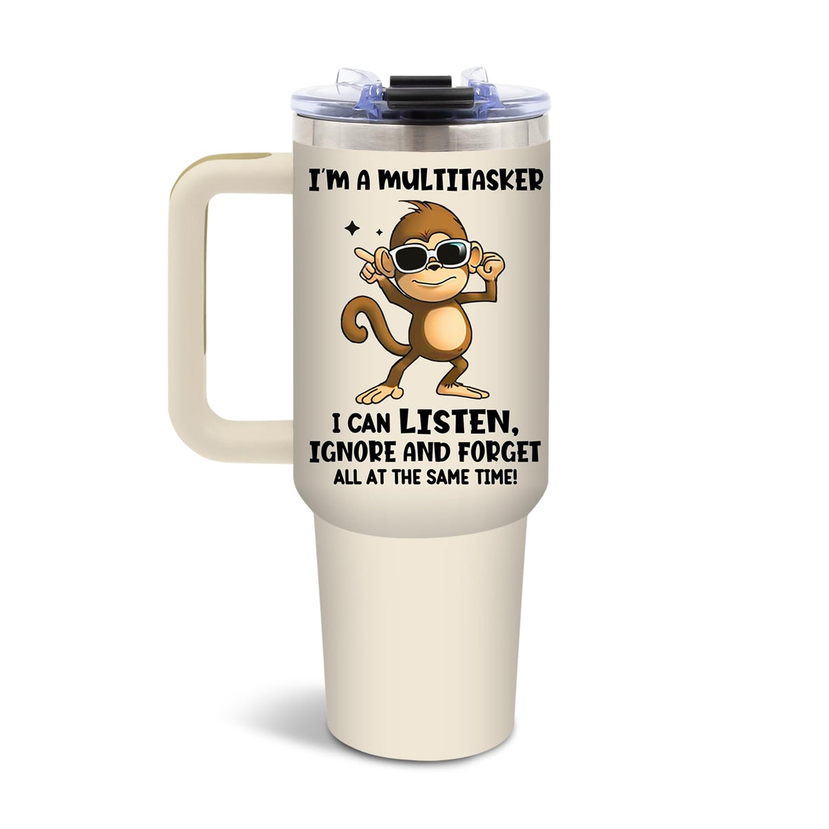 DUUV Colorful Dots Tumbler 40oz, Insulated Sarcastic Gifts for Friend