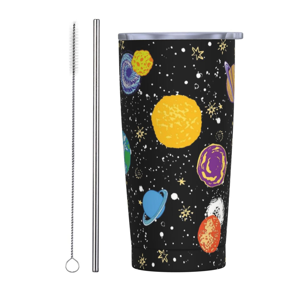 Dog Paw Bone 20oz Tumbler with Lid and Straw for Women, Gradient Cartoon Footprint Insulated Mug Creative Animal Paw Bone Stainless Steel Tumbler Double Wall Vacuum Travel Mug Coffee Cup