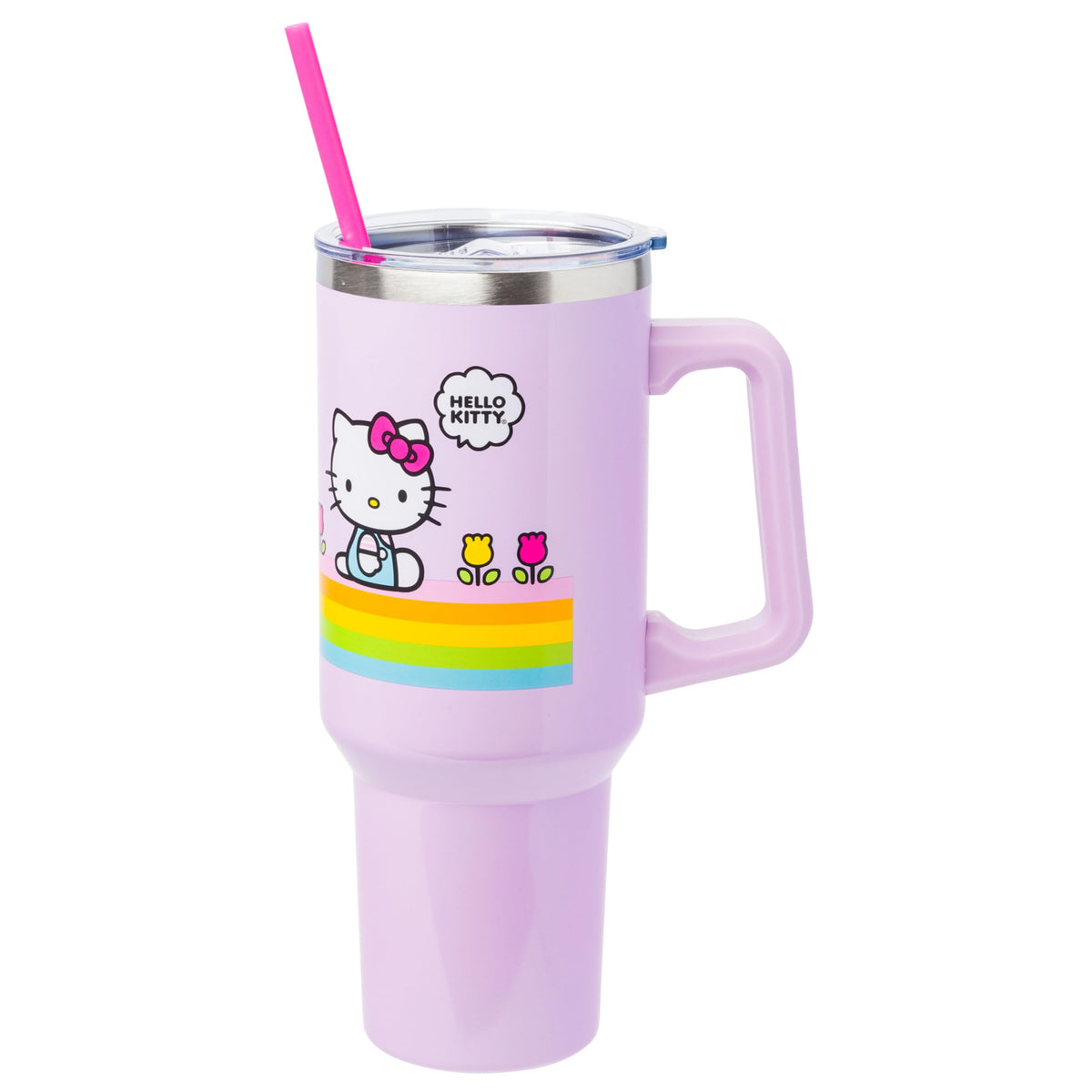 Silver Buffalo Care Bears Watercolor, Stainless Steel Tumbler, 40oz
