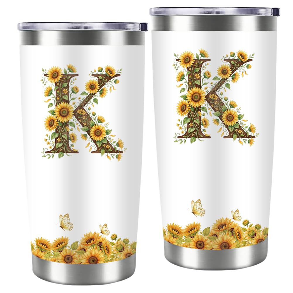 20oz Cartoon Ambulance Tumbler with Straw Funny White Stainless Steel Insulated Travel Mug Leak-proof Keeps Cold or Hot Coffee Tea Water Tumblers Cup Doctor Nurse Gifts for Women Men