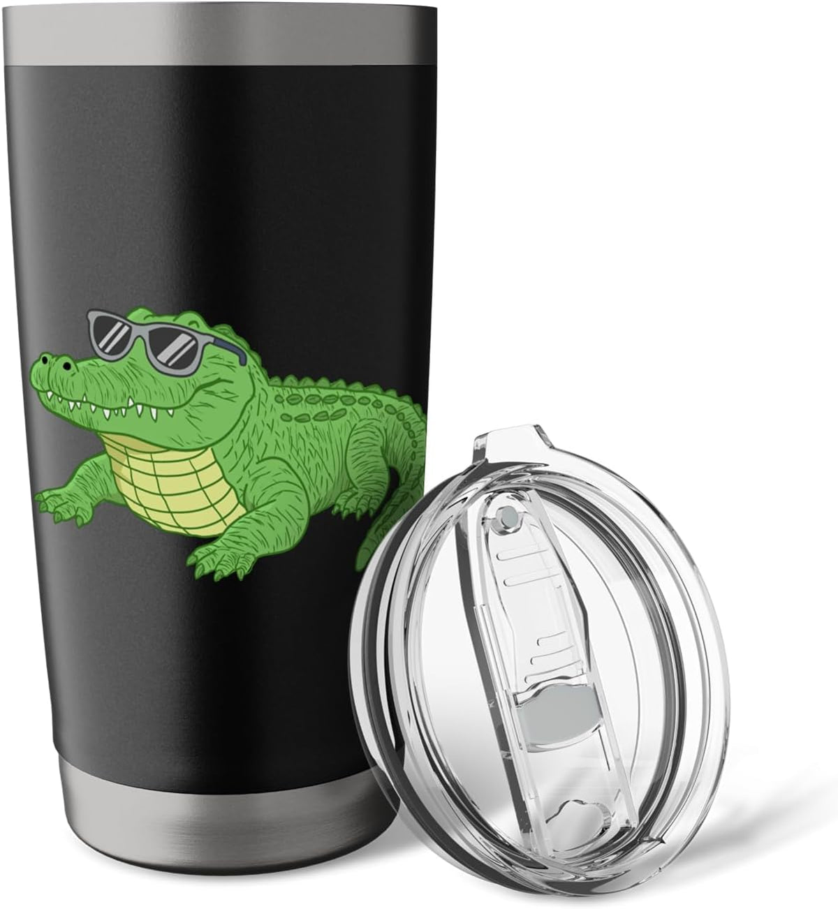 Cartoon Alligator Cool Alligator Stainless Steel Insulated Tumbler