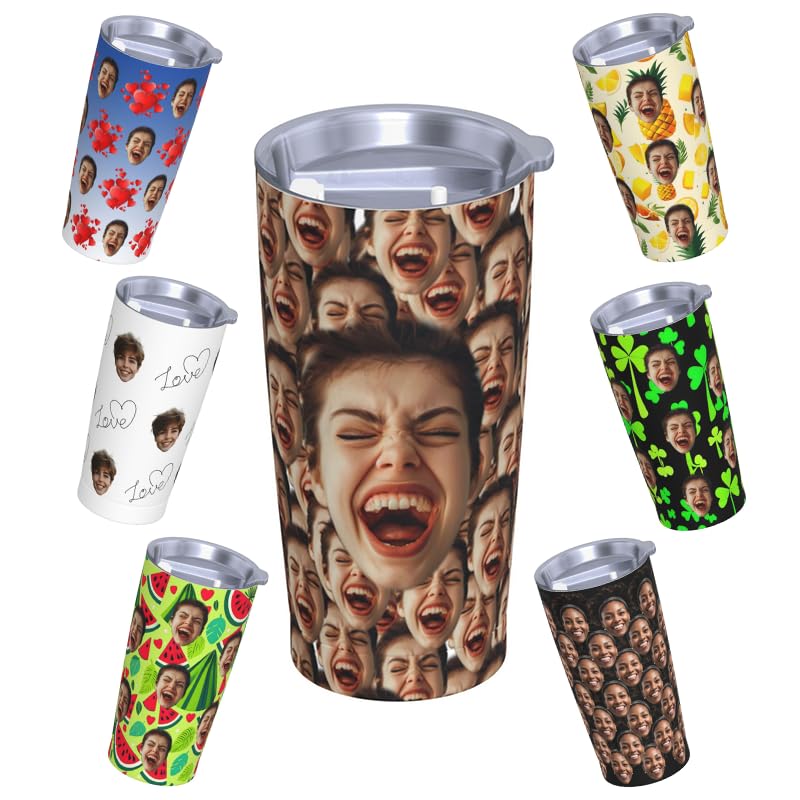 Cartoon Sharks 40 Oz (1200 ml) Ice Bully Cup with Handle Straw, Cute Sea Animals Stainless Steel Travel Insulated Tumbler, Personalized Coffee Mug for Birthday Festval Gifts