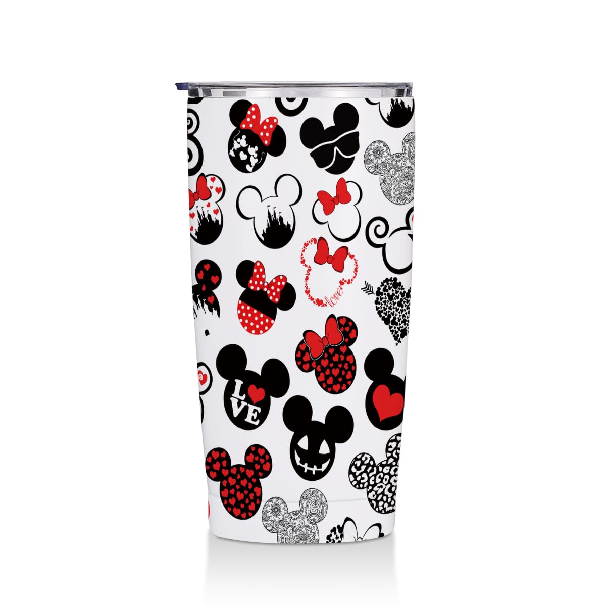 Cute Cat 20 oz Tumbler, Funny Cats Stainless Steel Insulated Water Bottle