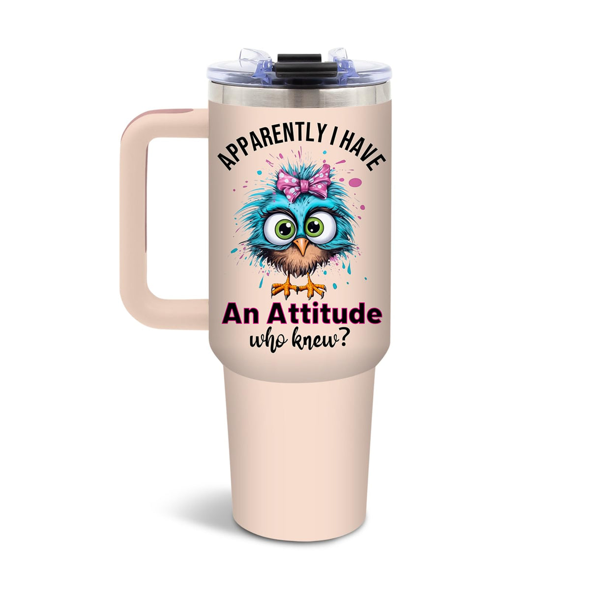 DUUV Colorful Dots Tumbler 40oz, Insulated Sarcastic Gifts for Friend