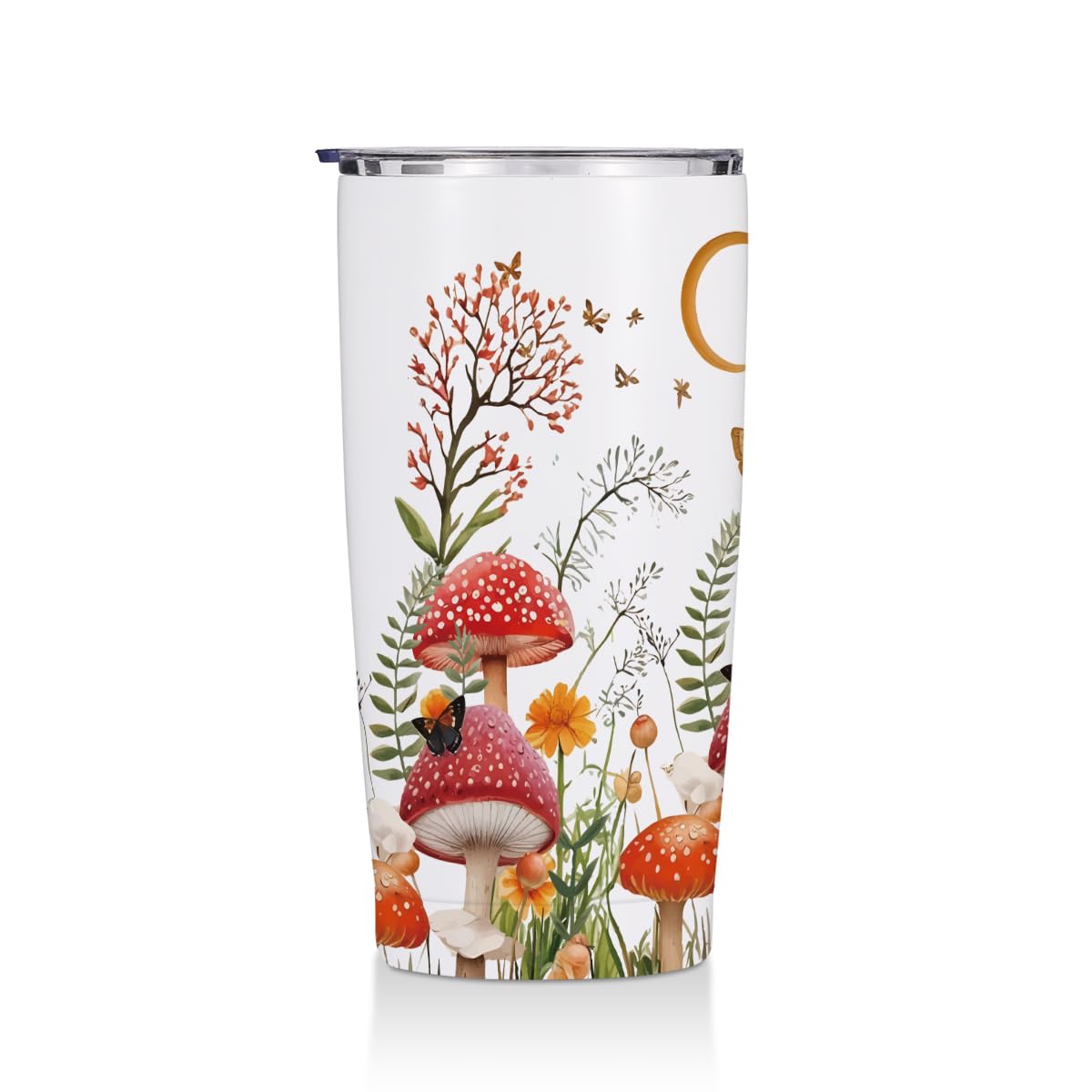 Cute Cat 20 oz Tumbler, Funny Cats Stainless Steel Insulated Water Bottle