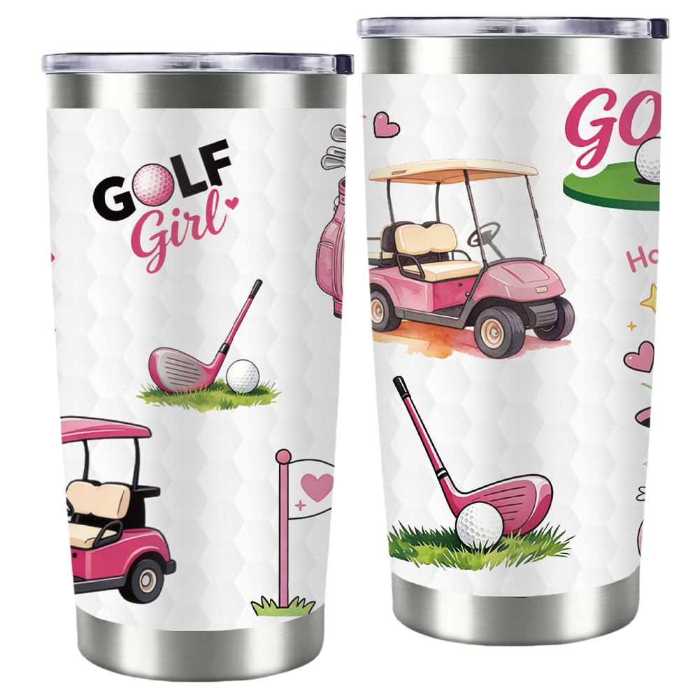 20oz Cartoon Ambulance Tumbler with Straw Funny White Stainless Steel Insulated Travel Mug Leak-proof Keeps Cold or Hot Coffee Tea Water Tumblers Cup Doctor Nurse Gifts for Women Men