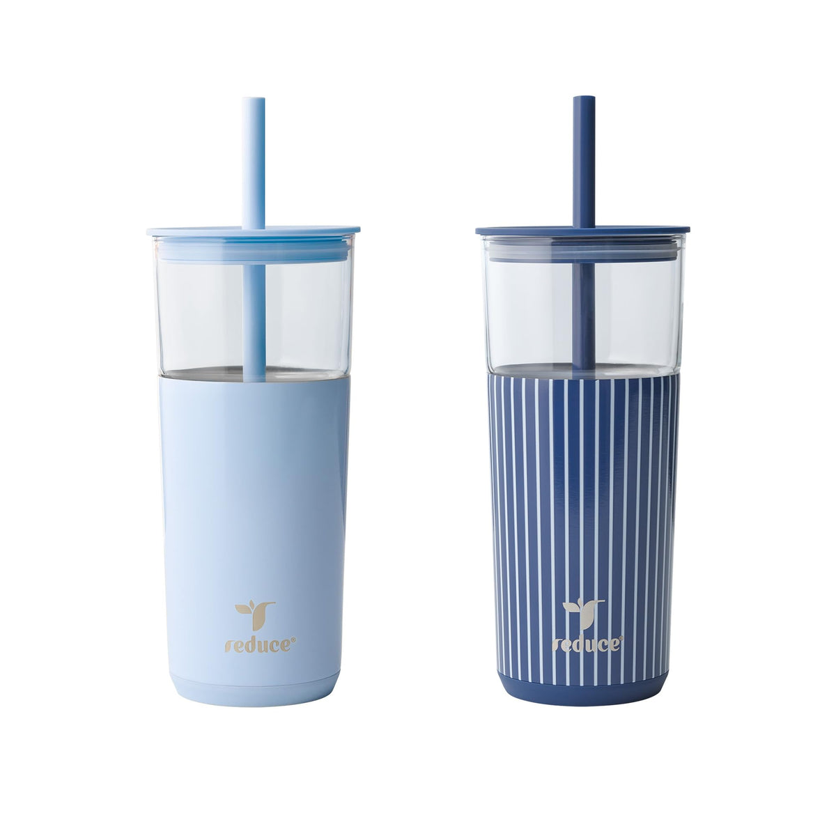 REDUCE Aspen - 20oz Vacuum Insulated Glass Tumbler - Extra Wide Straw & Lid