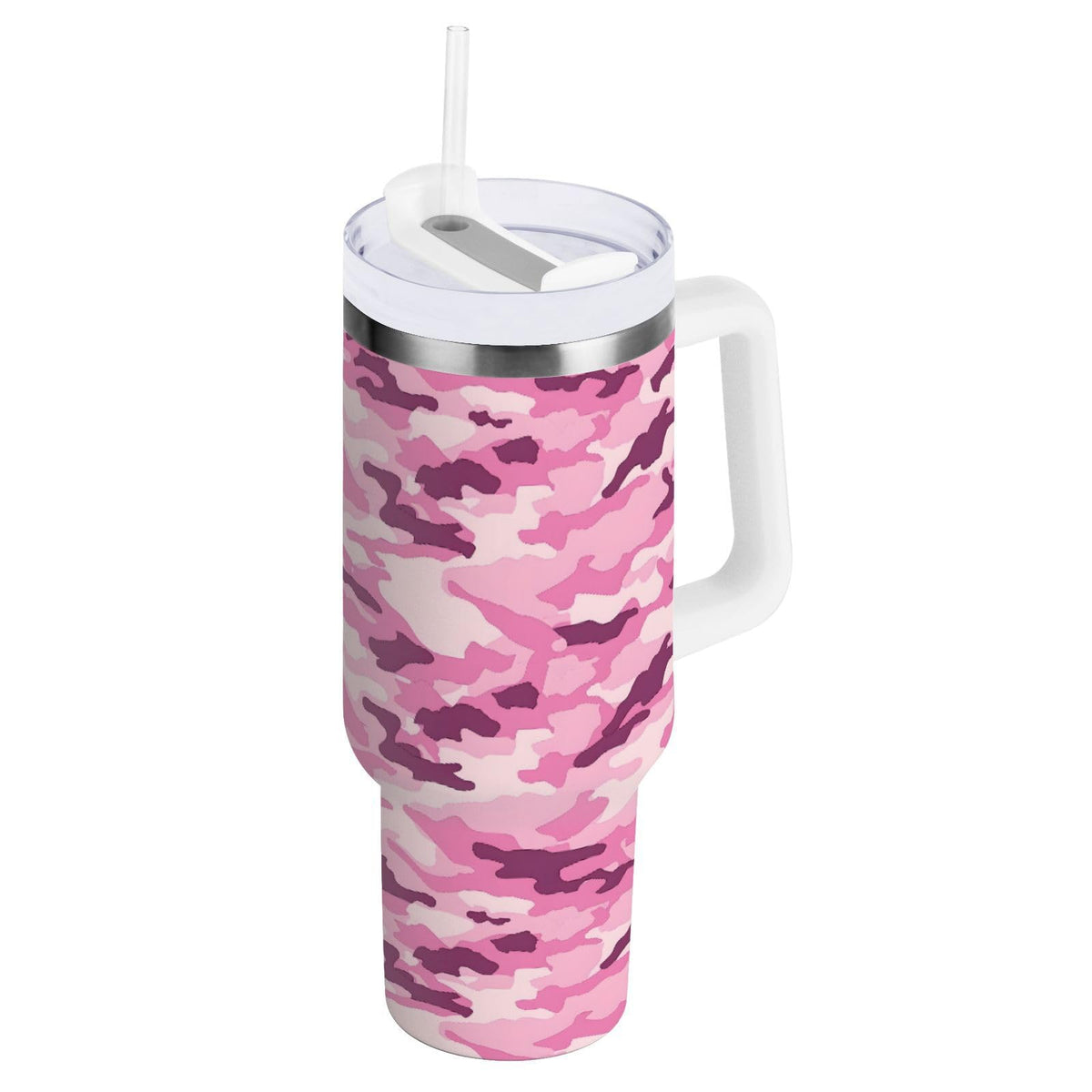 30oz Tumbler Cartoon Giraffes Insulated Coffee Cup Stainless Steel Travel Mug Car Water Bottle with Lid Straw Handle