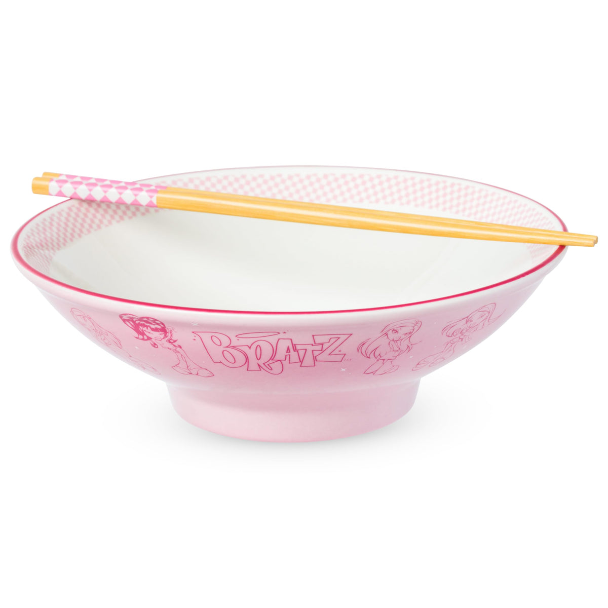 Silver Buffalo Pokémon Pikachu Fruit, Ramen Bowl with Chopsticks, 20oz