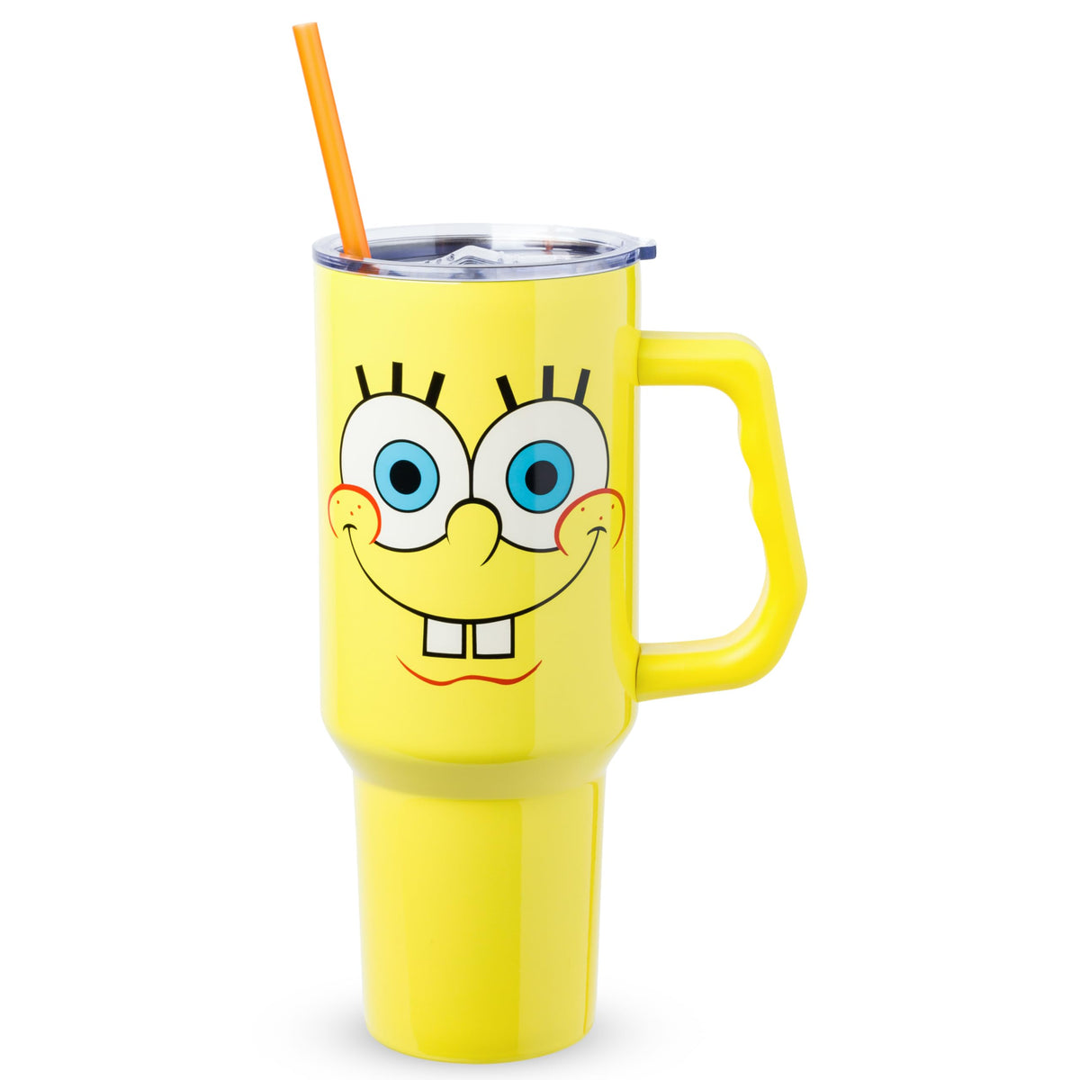 Silver Buffalo Spongebob Squarepants, Stainless Steel Tumbler, 40oz