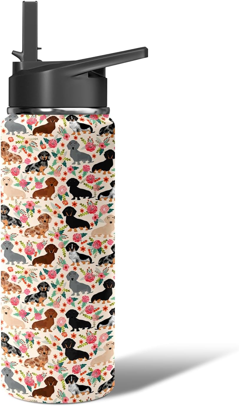 40oz Cartoon Castle Water Bottle - Fireworks Bowknot Double Wall Vacuum Insulated Stainless Steel Tumbler with Leakproof Flip Straw & Handle,Travel Mug for Hot/Cold Drinks - Gift for Castles Lovers