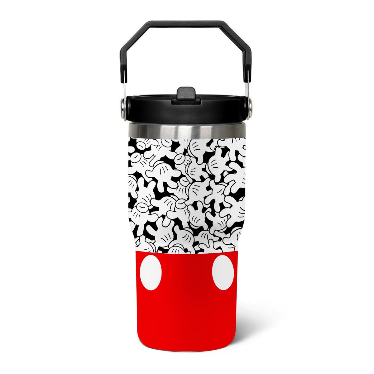 Cartoon Mouse Tumbler 20 Oz With Lid and Flip Straw Cup