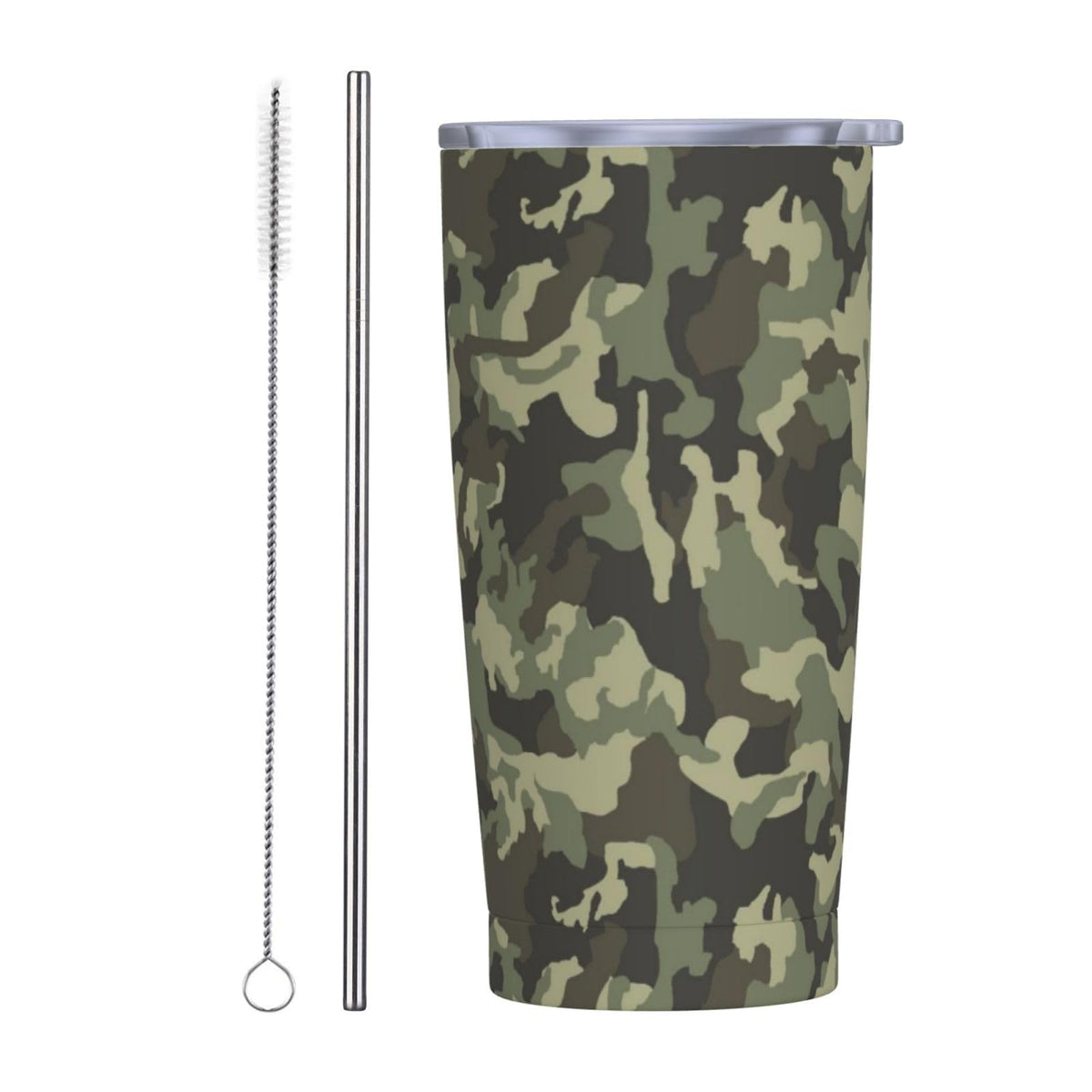 Dog Paw Bone 20oz Tumbler with Lid and Straw for Women, Gradient Cartoon Footprint Insulated Mug Creative Animal Paw Bone Stainless Steel Tumbler Double Wall Vacuum Travel Mug Coffee Cup