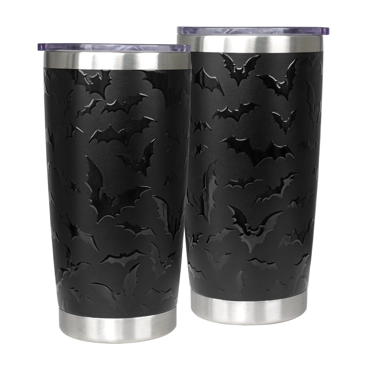 40 oz Christmas Tumbler with Handle Gifts for Girls Daughter Women, Christmas Stainless Steel Insulated Coffee Cups Tumblers with Lids and Straws, White