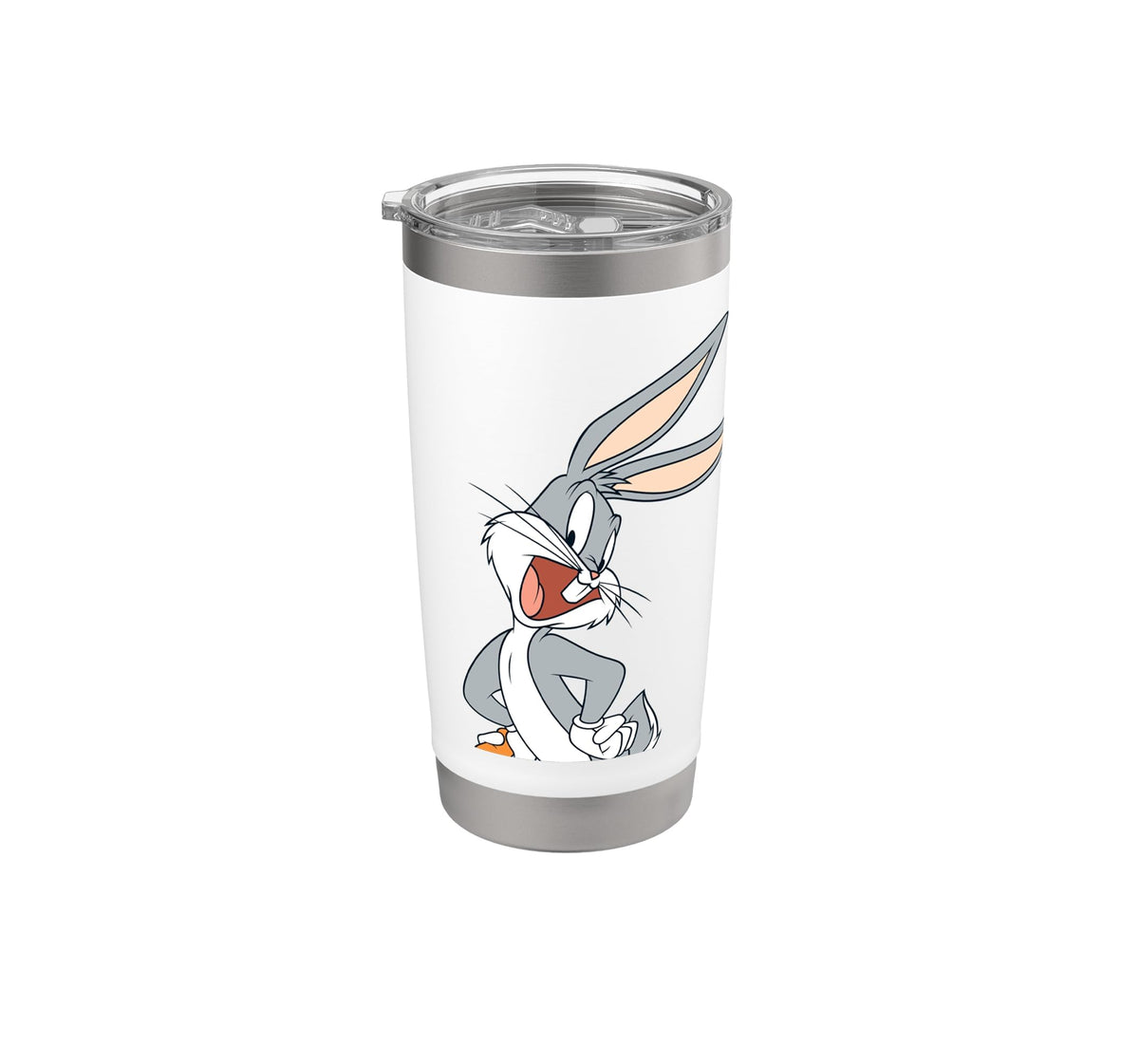 Looney Tunes Bugs Bunny Green Background Stainless Steel Insulated Tumbler