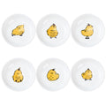 SOCOSY Cute Cartoon Animal Seasoning Dishes Sauce Dishes Sushi Dipping Bowls Appetizer Plates Little Cat Feeding Plates, Serving Dish for Home Kitchen Restaurant-Goose-3.5 Inch