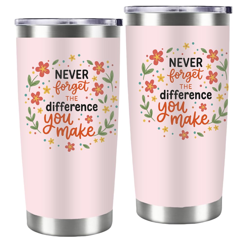 20oz Cartoon Ambulance Tumbler with Straw Funny White Stainless Steel Insulated Travel Mug Leak-proof Keeps Cold or Hot Coffee Tea Water Tumblers Cup Doctor Nurse Gifts for Women Men